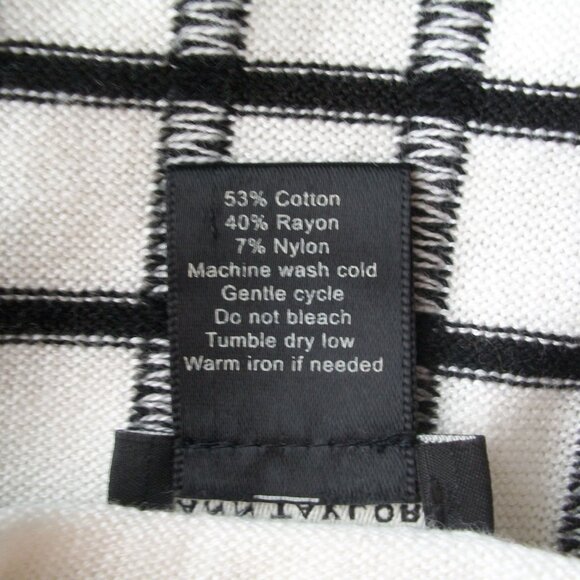 Ann Taylor White/Black Long Sleeve Sweater Size XSP - Picture 15 of 15